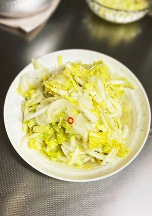 残ったらっきょうで☆白菜とカブのサラダ-レシピのメイン写真