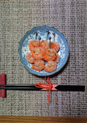 ヨウサマの減塩海老の塩麹焼き(京都風)-レシピのメイン写真
