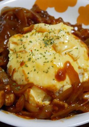 不器用デミ鶏親子丼-レシピのメイン写真