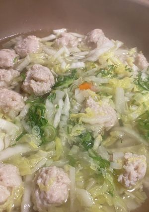 えのき鶏団子と白菜スープ-レシピのメイン写真