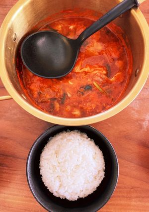 オヤジ飯！魚介チゲ★シーフード入れるだけ-レシピのメイン写真