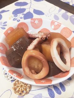 給食の「いかと大根の煮物」♡しみしみ大根-レシピのメイン写真