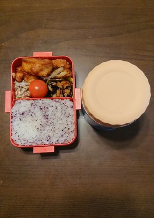 中学生女子弁当2024/01/15-レシピのメイン写真