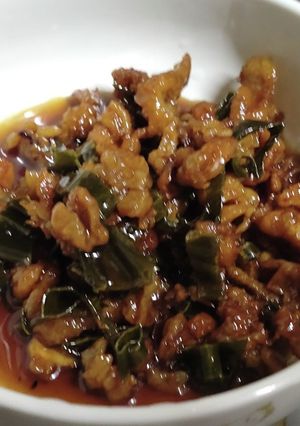 鶏皮と昆布の佃煮-レシピのメイン写真