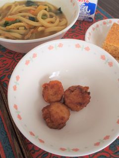 ホタテのから揚げ【学校給食】-レシピのメイン写真