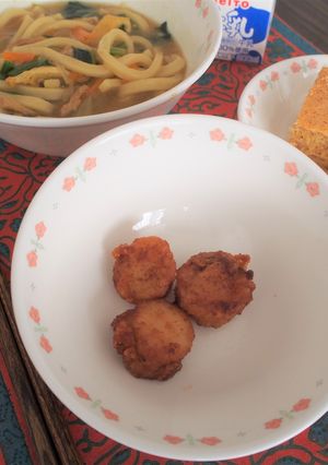 ホタテのから揚げ【学校給食】-レシピのメイン写真