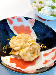 おせちに♪牡丹百合根(花ゆりね)の煮物-レシピのメイン写真