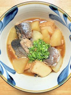 さば缶と大根と厚揚げの煮物-レシピのメイン写真