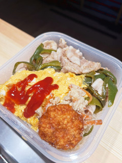 かんたん酢☆甘酸っぱい豚バラ肉炒め弁当!-レシピのメイン写真