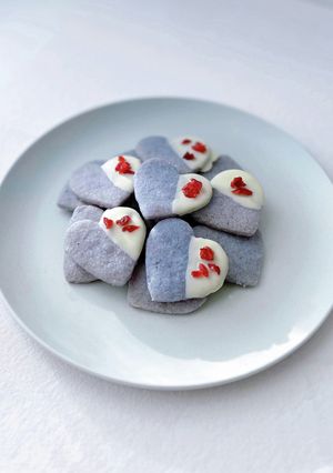 空色クッキー【バタフライピー】-レシピのメイン写真
