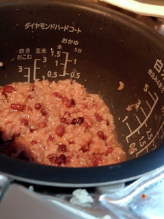 炊飯器で小豆粥-レシピのメイン写真