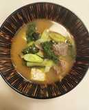 ≪韓国風≫ 牛肉とうまい菜のスープ