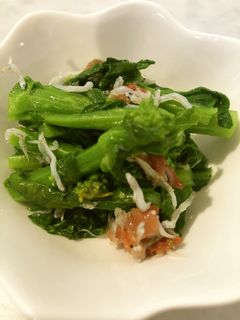 菜の花としらすの梅あえ-レシピのメイン写真
