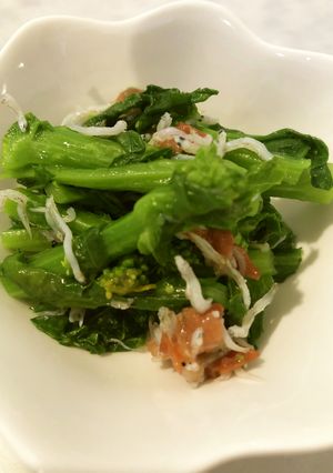 菜の花としらすの梅あえ-レシピのメイン写真