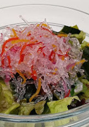 海藻麺の彩りサラダ-レシピのメイン写真