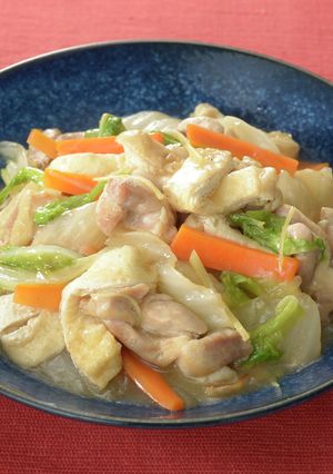 若鶏と油あげの八宝菜-レシピのメイン写真
