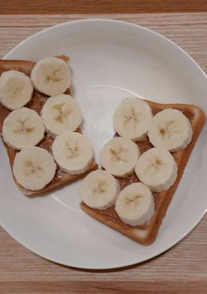 モカクリームチーズとバナナのサンドイッチ-レシピのメイン写真