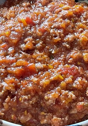 野菜たっぷりミートソース-レシピのメイン写真