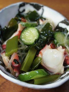 たこと新わかめの酢の物-レシピのメイン写真