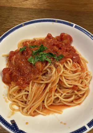 トマトパスタ-レシピのメイン写真