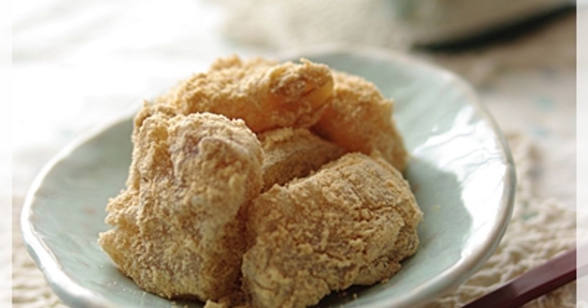 超簡単！きなこくるみ餅 by うっひー 【クックパッド】 簡単おいしい