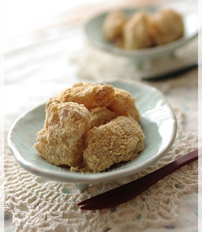 超簡単！きなこくるみ餅 by うっひー 【クックパッド】 簡単おいしい