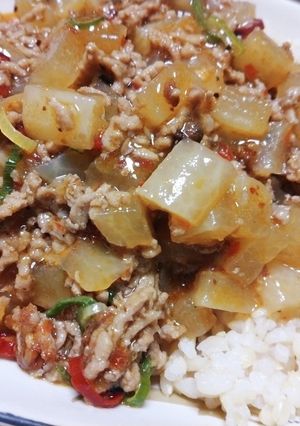 麻婆大根の丼-レシピのメイン写真