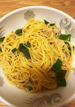 コンソメ　きのこスープパスタ　ワンパン-レシピのメイン写真