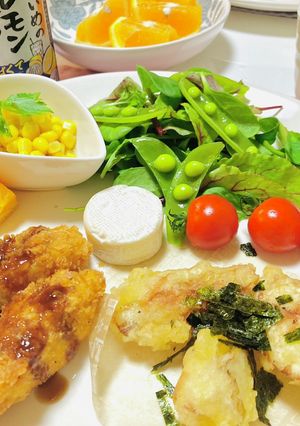 体嬉しいささみフライメインの献立-レシピのメイン写真
