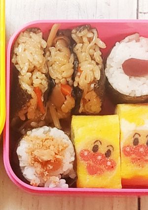 お弁当にかわいいアンパンマンの卵焼き-レシピのメイン写真
