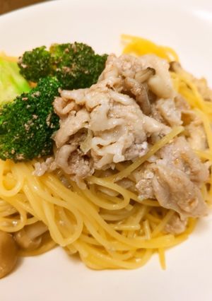 簡単！ワンパン煮豚パスタ-レシピのメイン写真
