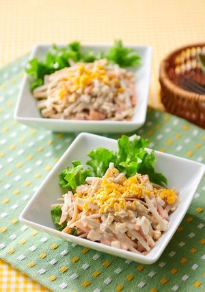 レンジで簡単！ごぼうのタルタルサラダ-レシピのメイン写真