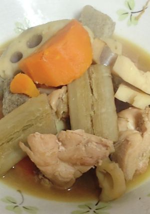 筑前煮(椎茸なし)-レシピのメイン写真