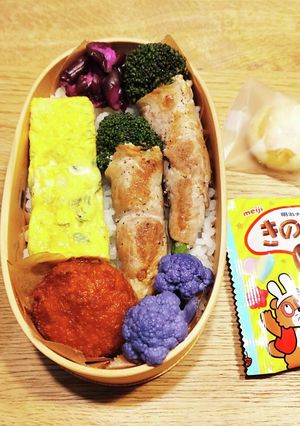 高１！男子弁当！ブロフローレ肉巻き113-レシピのメイン写真