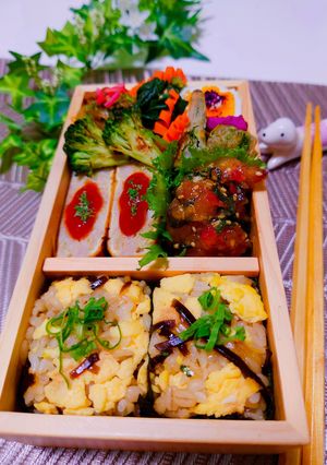 女子学生のお弁当（2024.1.16）-レシピのメイン写真
