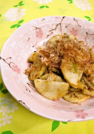 塩麹さんで山芋とねぎの炒め物-レシピのメイン写真