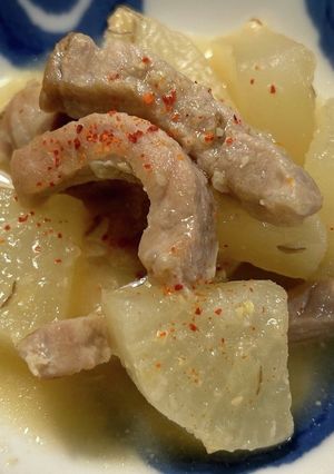 大根と豚肉の味噌煮-レシピのメイン写真