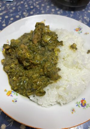 ほうれん草とラム肉のインドカレー-レシピのメイン写真