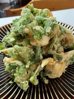 春菊とささみのかき揚げ-レシピのメイン写真