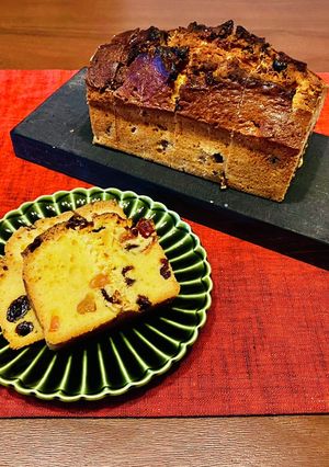 ドライフルーツパウンドケーキ-レシピのメイン写真