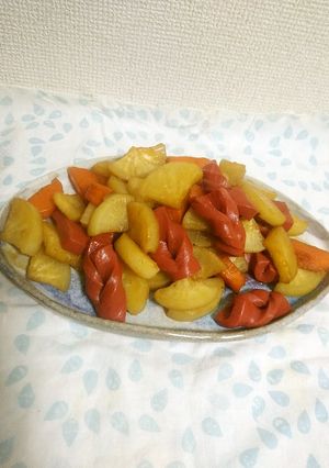 赤こんにゃくと大根のオイスターソース煮♡-レシピのメイン写真