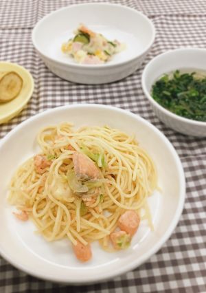 鮭とキャベツのパスタ-レシピのメイン写真