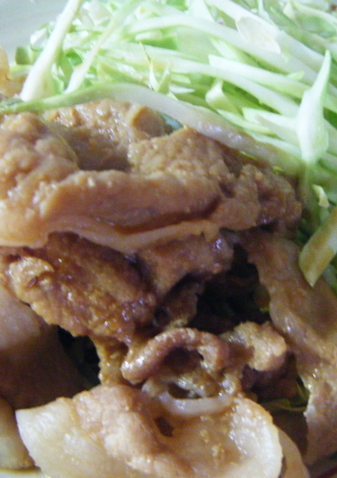 薄切り豚肉で簡単しょうが焼き-レシピのメイン写真