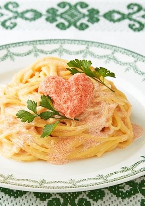 ピンクのマスカルポーネパスタ-レシピのメイン写真