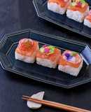 サーモン昆布締めキューブ寿司