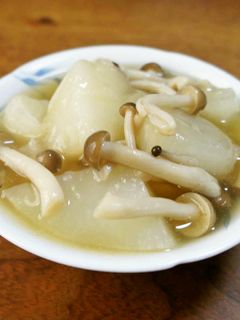 蕪ときのこのとろとろ煮-レシピのメイン写真
