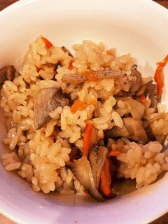 鶏ごぼう炊き込みご飯-レシピのメイン写真