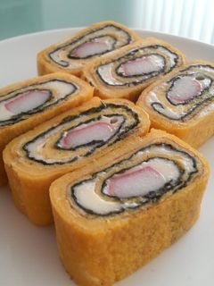 ★カゎィィ♪カニカマ&チーズ卵焼き★-レシピのメイン写真