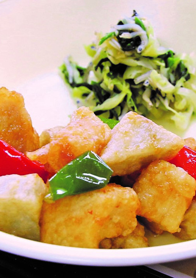 海老芋と鶏肉の揚げ煮-レシピのメイン写真