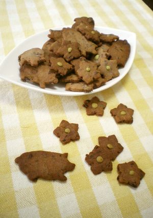 あんこたっぷり、型抜きあんクッキー♪-レシピのメイン写真
